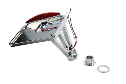Wyatt Gatling 28-6042LED Chrome Slice LED Horizontal Tail Lamp Assembly for Harley Davidson FXST by Wyatt Gatling