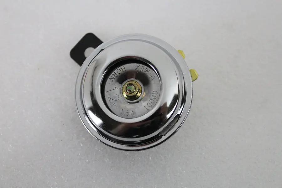 Wyatt Gatling Smooth Style 12 Volt Mini Horn with Chrome Finish - Part #76073 by Wyatt Gatling