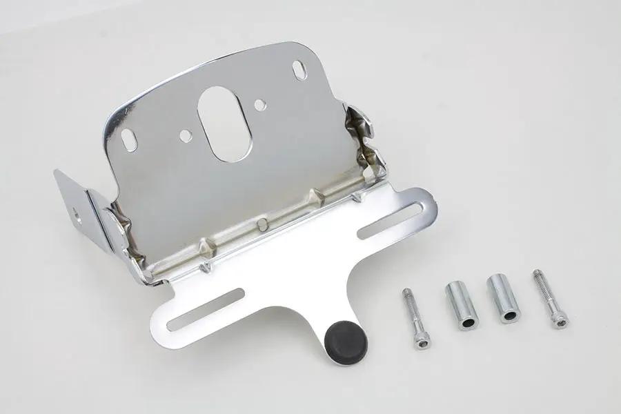 Wyatt Gatling Chrome Deco Tail Lamp Mount Bracket for Harley Davidson FXDWG (1993-1999) by Wyatt Gatling