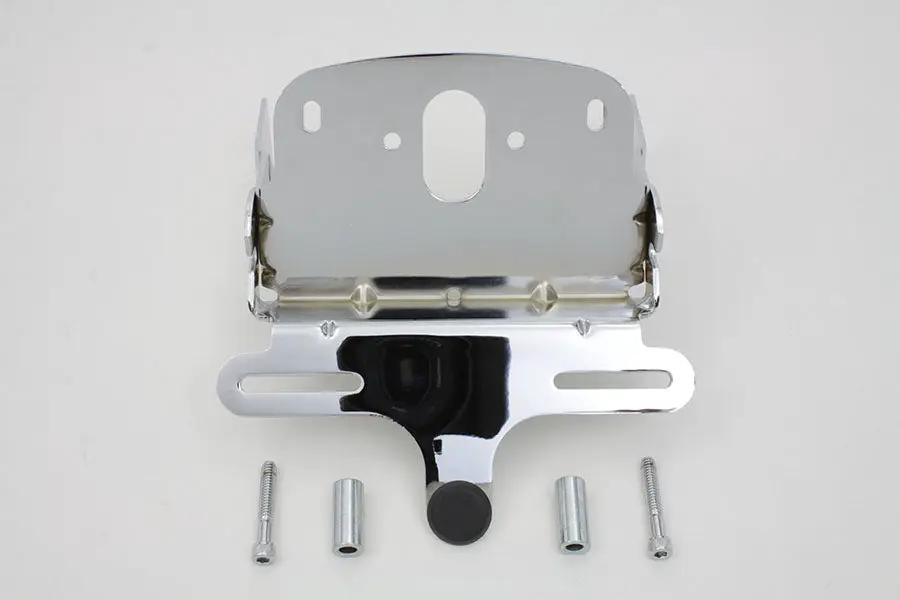 Wyatt Gatling Chrome Deco Tail Lamp Mount Bracket for Harley Davidson FXDWG (1993-1999) by Wyatt Gatling
