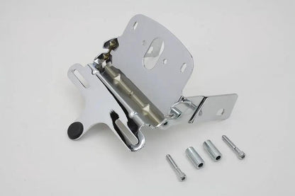 Wyatt Gatling Chrome Deco Tail Lamp Mount Bracket for Harley Davidson FXDWG (1993-1999) by Wyatt Gatling