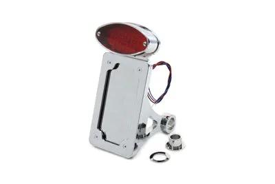Wyatt Gatling Chrome Vertical Tail Lamp Assembly for Harley Davidson FXST and FLST Models, Part #76084 by Wyatt Gatling