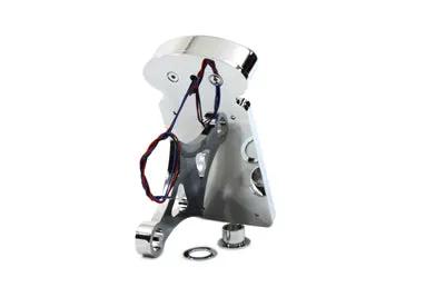Wyatt Gatling Chrome Vertical Tail Lamp Assembly for Harley Davidson FXST and FLST Models, Part #76084 by Wyatt Gatling