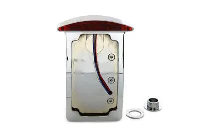 Wyatt Gatling Chrome Slice LED Vertical Mount Tail Lamp Assembly for Harley Davidson FXST by Wyatt Gatling