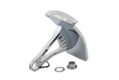 Wyatt Gatling Chrome Slice LED Vertical Mount Tail Lamp Assembly for Harley Davidson FXST by Wyatt Gatling