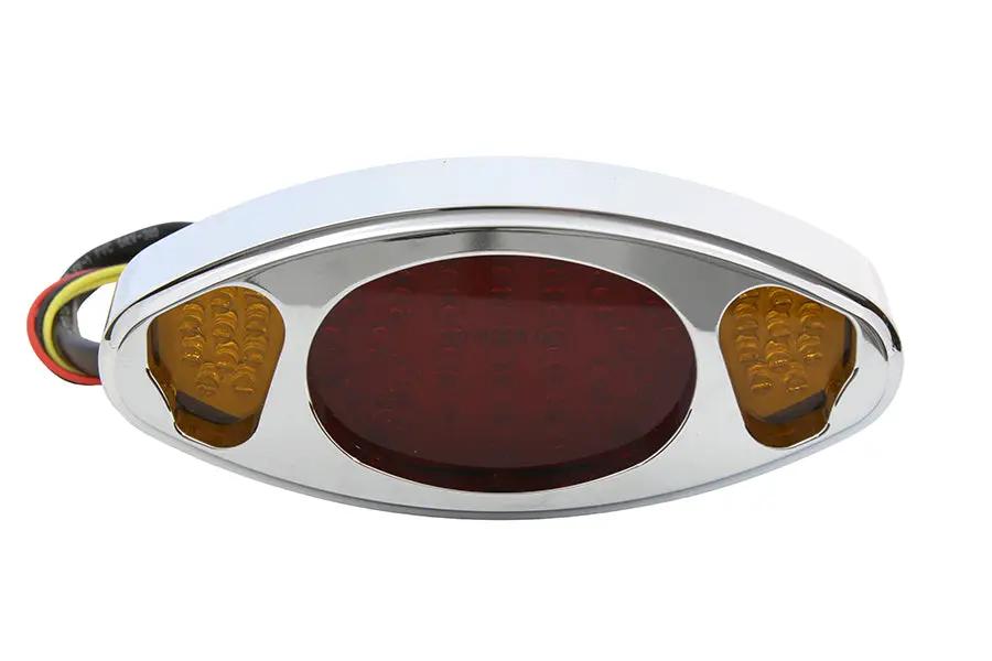 Wyatt Gatling Chrome LED Tail Lamp Assembly - Part 76119 by Wyatt Gatling