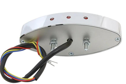 Wyatt Gatling Chrome LED Tail Lamp Assembly - Part 76119 by Wyatt Gatling