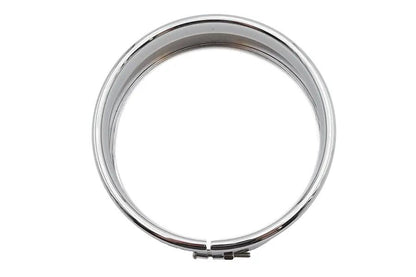 Wyatt Gatling 5-3/4 Inch Chrome Frenched Outer Headlamp Trim Ring for Harley Davidson XL (1963-1972) by Wyatt Gatling
