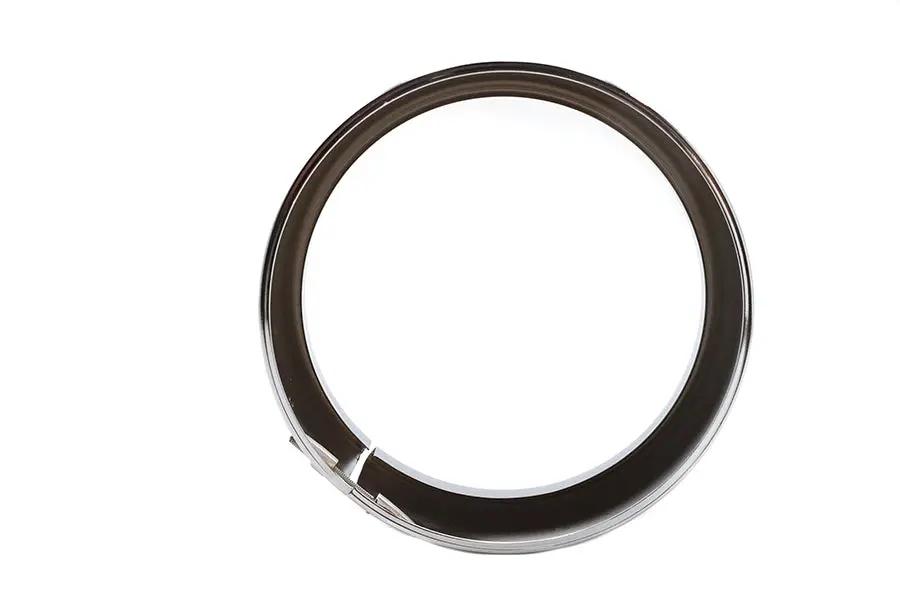 Wyatt Gatling 5-3/4 Inch Chrome Frenched Outer Headlamp Trim Ring for Harley Davidson XL (1963-1972) by Wyatt Gatling