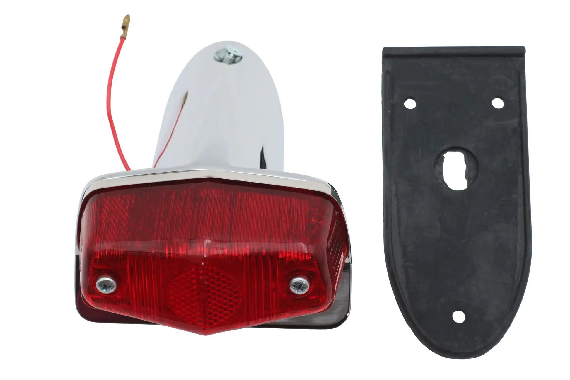 Wyatt Gatling 20-6501SA Chrome Sport Tail Lamp Assembly Lucas Style for Show or Decorative Use by Wyatt Gatling