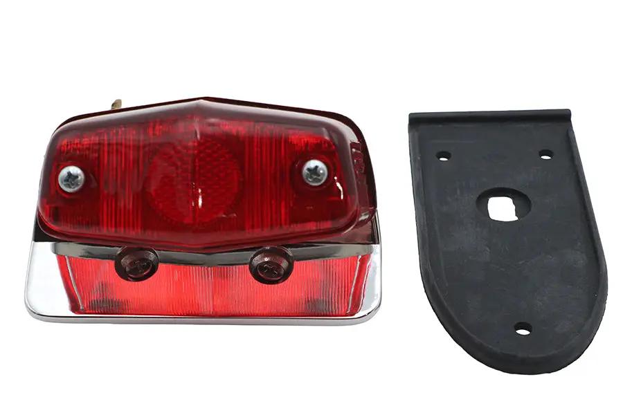Wyatt Gatling 20-6501SA Chrome Sport Tail Lamp Assembly Lucas Style for Show or Decorative Use by Wyatt Gatling