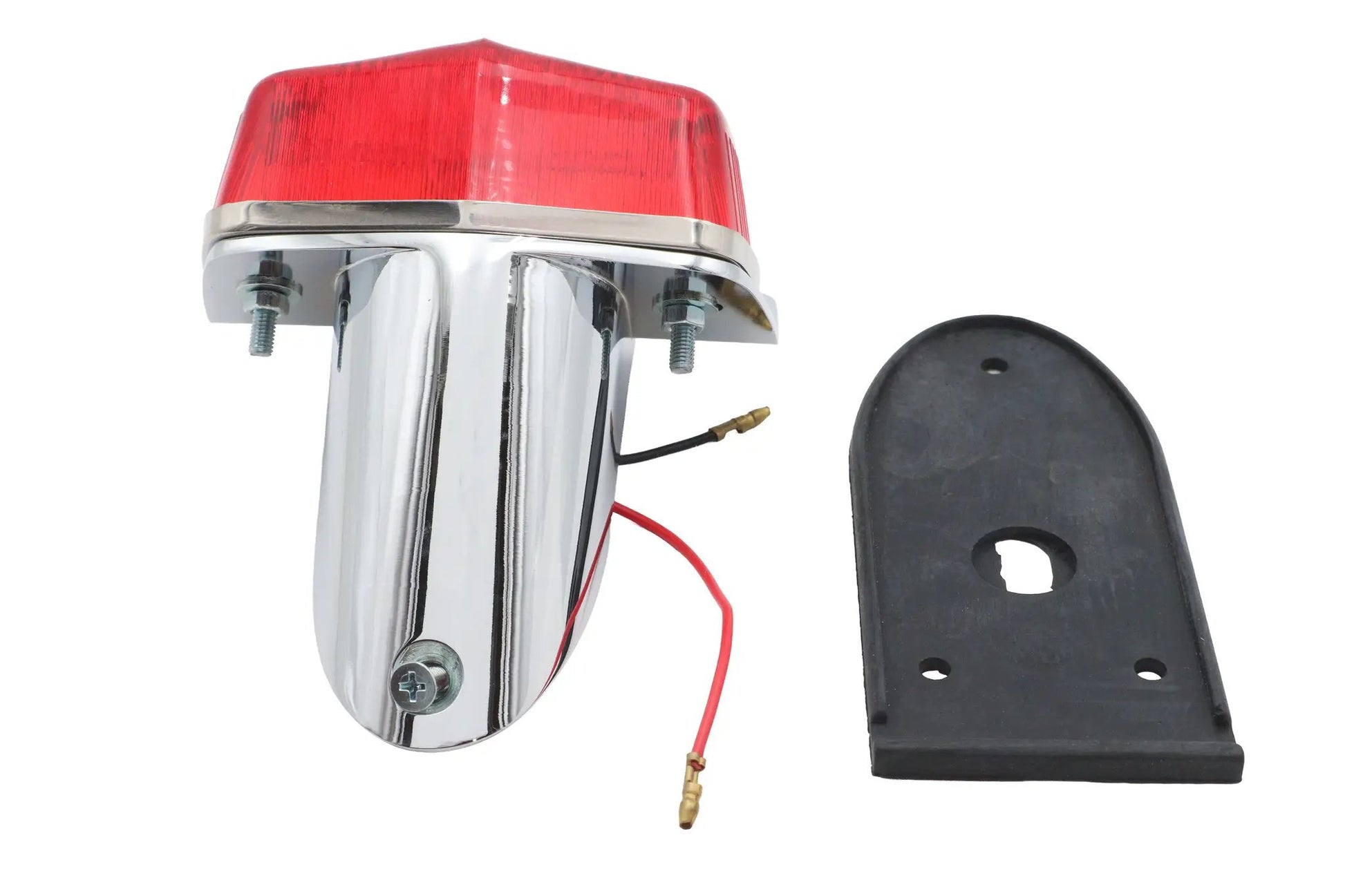 Wyatt Gatling 20-6501SA Chrome Sport Tail Lamp Assembly Lucas Style for Show or Decorative Use by Wyatt Gatling