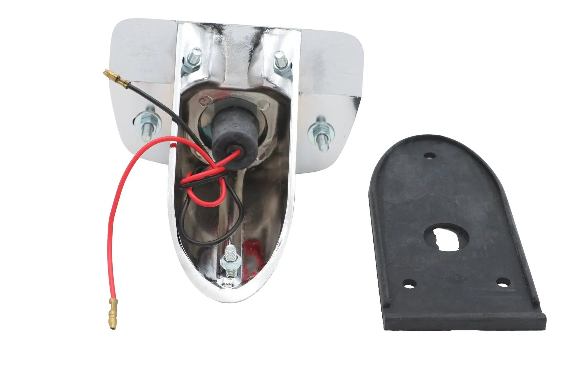 Wyatt Gatling 20-6501SA Chrome Sport Tail Lamp Assembly Lucas Style for Show or Decorative Use by Wyatt Gatling