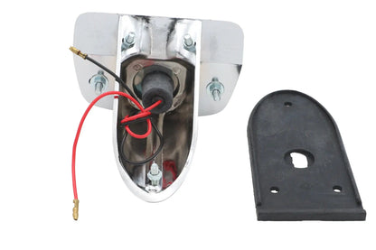 Wyatt Gatling 20-6501SA Chrome Sport Tail Lamp Assembly Lucas Style for Show or Decorative Use by Wyatt Gatling