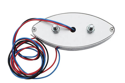 Wyatt Gatling Spike Style Chrome LED License Plate Lamp Part 76442 by Wyatt Gatling