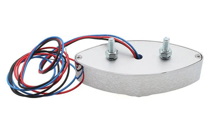 Wyatt Gatling Spike Style Chrome LED License Plate Lamp Part 76442 by Wyatt Gatling