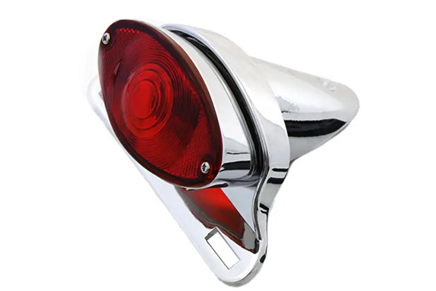 Wyatt Gatling 20-6556 Chrome Cateye Tail Lamp Assembly for Decorative Use by Wyatt Gatling