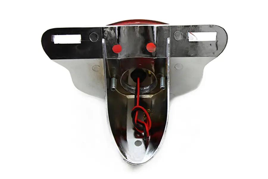 Wyatt Gatling 20-6556 Chrome Cateye Tail Lamp Assembly for Decorative Use by Wyatt Gatling