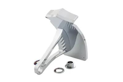 V-Twin Diamond LED Tail Lamp Assembly with Vertical Curved Style - 12 Volt Side Mount Lamp for Motorcycle by V-Twin