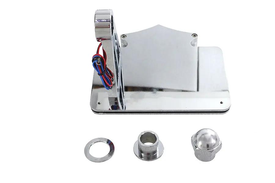 V-Twin Diamond LED Tail Lamp Assembly Horizontal Style with 12 Volt Chrome Finish by V-Twin