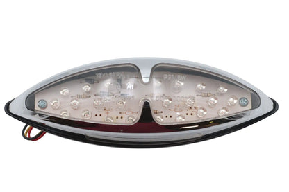 Wyatt Gatling Chrome ABS Big Eye LED Tail Lamp (Part Number 2056567-CRLED) by Wyatt Gatling
