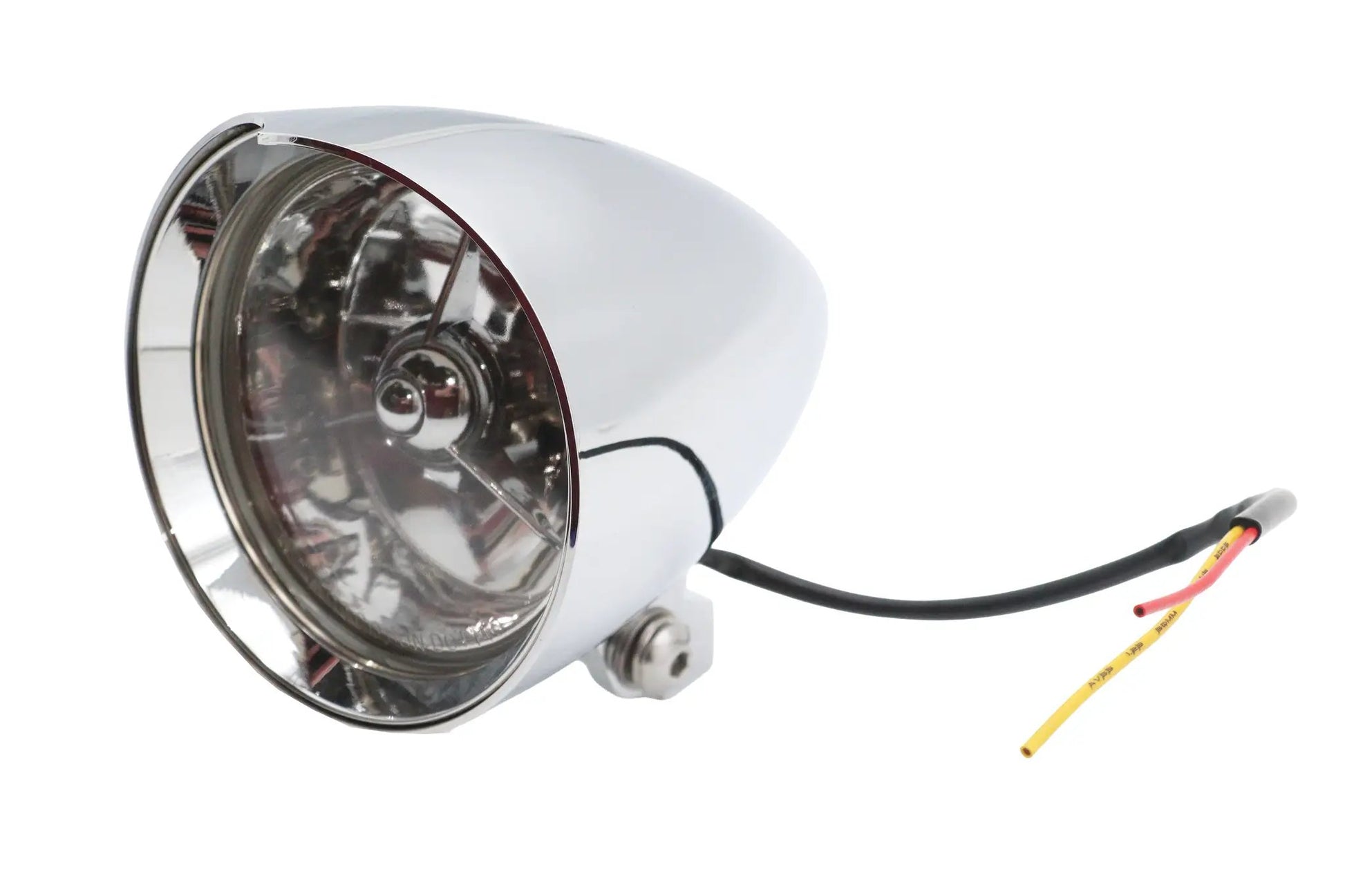 Wyatt Gatling 4-1/2 Inch Round Chrome Billet Headlamp - Show or Decorative Use Only by Wyatt Gatling