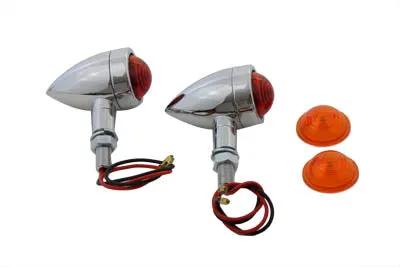 Wyatt Gatling Mini Speeder Bullet Style Marker Lamp Set - 1-1/2 Inch Diameter for Decorative Use by Wyatt Gatling