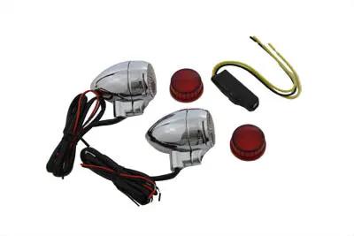 Wyatt Gatling 12-6011C/R Clear Lens with Red LEDs Marker Lamp Set by Wyatt Gatling