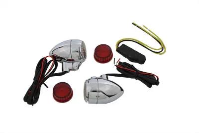 Wyatt Gatling 12-6011C/R Clear Lens with Red LEDs Marker Lamp Set by Wyatt Gatling