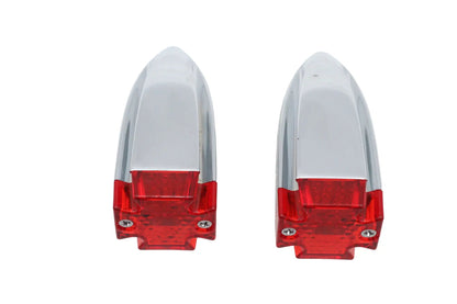 Wyatt Gatling Red Lens with Amber LED Marker Lamp Set - 20-6576RA by Wyatt Gatling