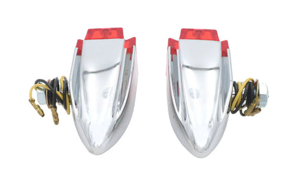 Wyatt Gatling Red Lens with Amber LED Marker Lamp Set - 20-6576RA by Wyatt Gatling
