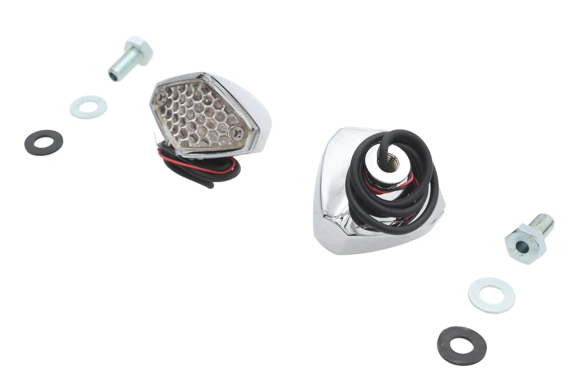 Wyatt Gatling 76028RS1 Red LED Clear Lens Micro Marker Lamp Set by Wyatt Gatling