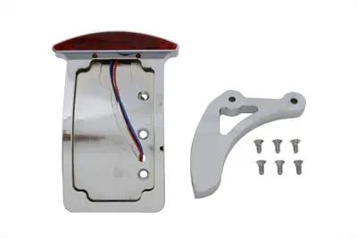 V-Twin Chrome Curved Slice Style Tail Lamp Kit by V-Twin