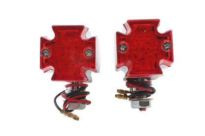 Wyatt Gatling Maltese Red Lens and LED Marker Lamp Set - 20-6576 by Wyatt Gatling