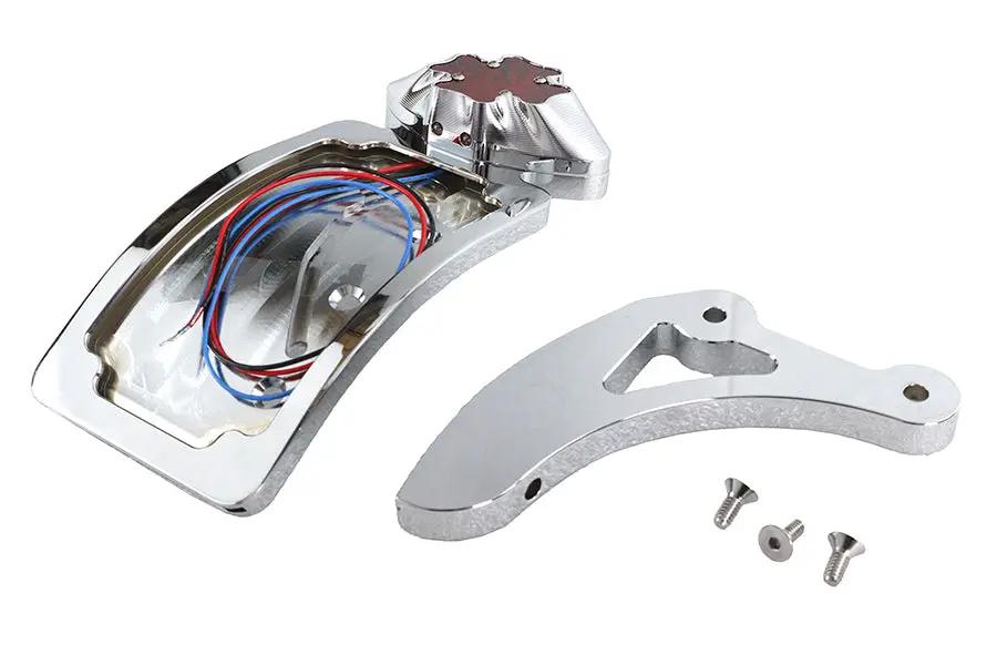 V-Twin Chrome Maltese Tail Lamp Assembly for Show or Decorative Use by V-Twin