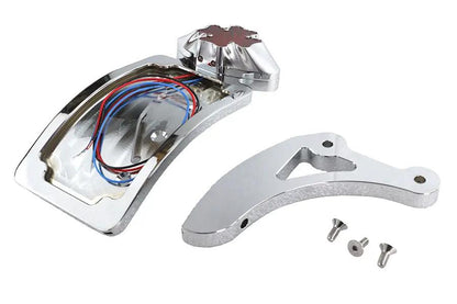 V-Twin Chrome Maltese Tail Lamp Assembly for Show or Decorative Use by V-Twin