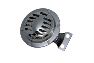 Wyatt Gatling Universal 6 Volt Chrome Horn with Chrome Grill and Mounting Tab by Wyatt Gatling