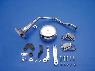 Wyatt Gatling Trumpet Style 12 Volt Horn Kit for Harley Davidson FL Models by Wyatt Gatling