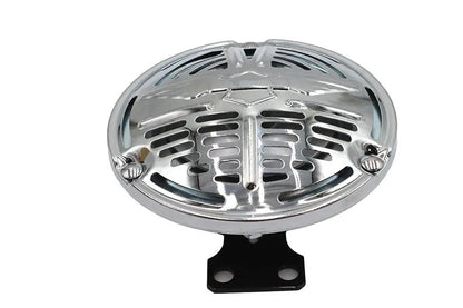 Wyatt Gatling HF-65 Early Style Wing Logo 12 Volt Horn for Harley Davidson FL Models by Wyatt Gatling