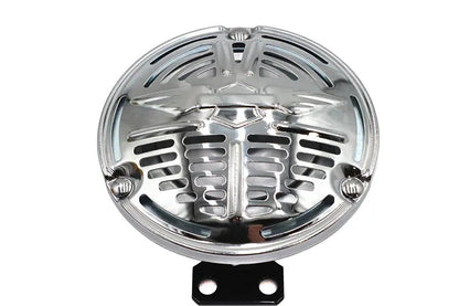 Wyatt Gatling HF-65 Early Style Wing Logo 12 Volt Horn for Harley Davidson FL Models by Wyatt Gatling