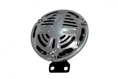 Wyatt Gatling Universal Style Chrome 12 Volt Horn - 4-3/4 Inch Diameter by Wyatt Gatling