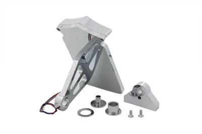 V-Twin Chrome Diamond LED Vertical Tail Lamp with Side Mount Frame - 1/2 inch or 3/8 inch Stud by V-Twin