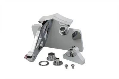 V-Twin Chrome Diamond Style LED Tail Lamp with Side Mount Frame - 33-0727 by V-Twin