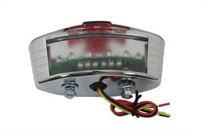 Wyatt Gatling 12-0414CR Oval Tail Lamp with Maltese Inset, Clear Lens and Red Cross by Wyatt Gatling