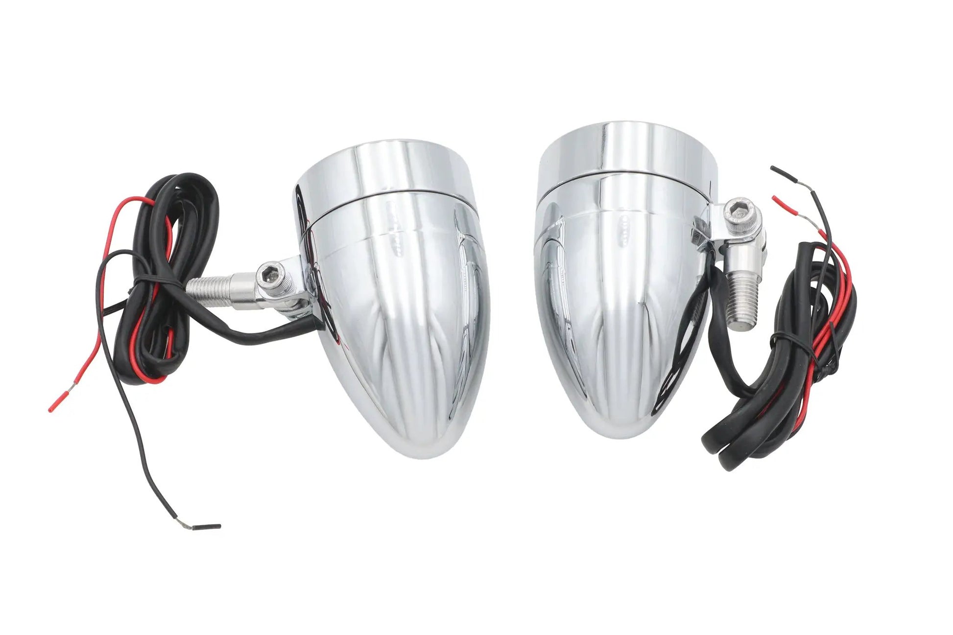 Wyatt Gatling Chrome Bullet Marker Lamp Set with Amber LEDs - 20-6054ALED by Wyatt Gatling