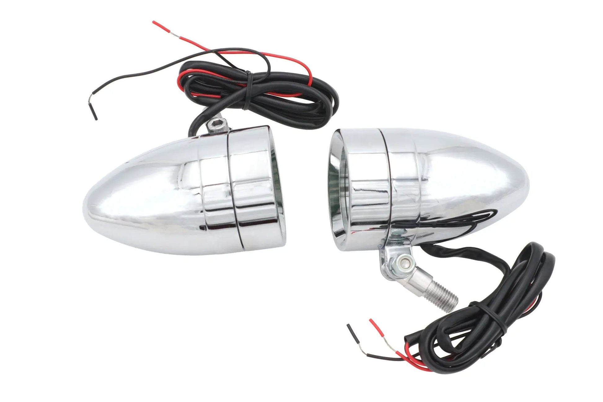 Wyatt Gatling Chrome Bullet Marker Lamp Set with Amber LEDs - 20-6054ALED by Wyatt Gatling