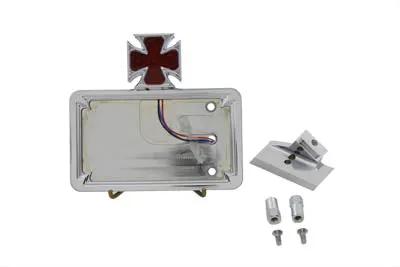 V-Twin Chrome Horizontal LED Tail Lamp Kit Maltese Style for Harley Davidson XL by V-Twin