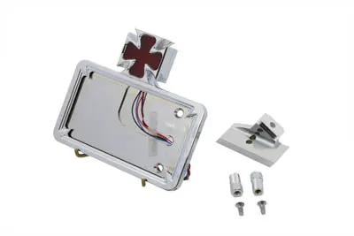 V-Twin Chrome Horizontal LED Tail Lamp Kit Maltese Style for Harley Davidson XL by V-Twin