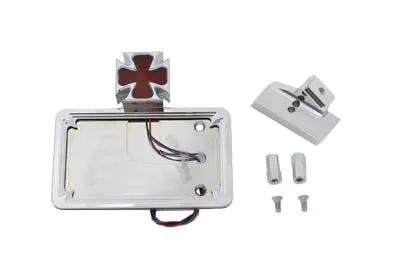 V-Twin Chrome Horizontal LED Tail Lamp Kit Maltese Style for Harley Davidson XL by V-Twin