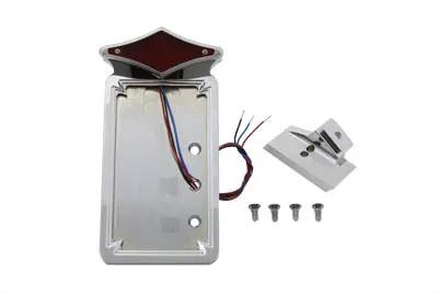 V-Twin Chrome Vertical LED Tail Lamp Kit Diamond Style for Harley XL 1979-1988 by V-Twin
